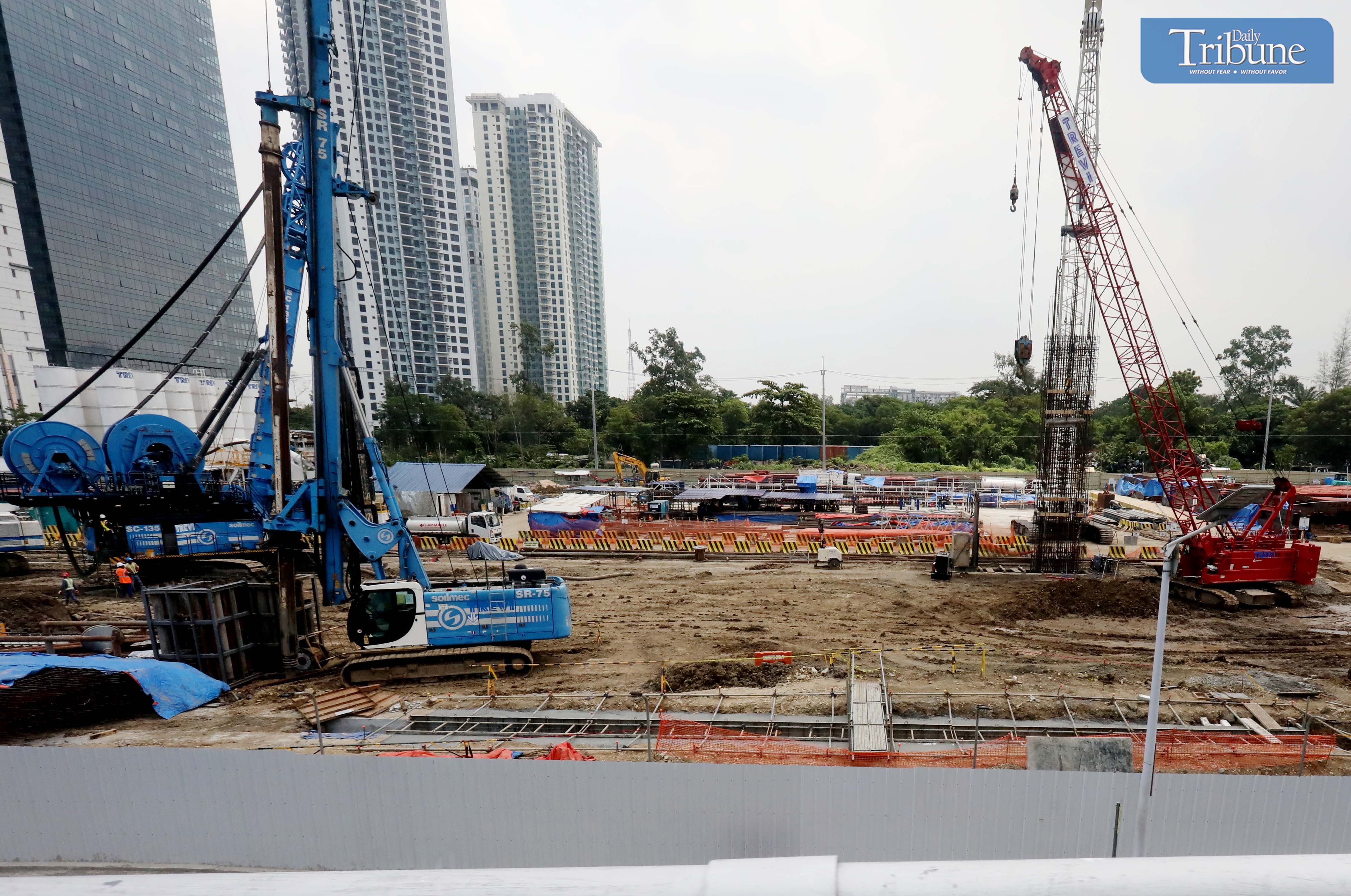 Metro Manila subway construction ongoing